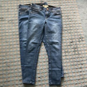 BUNDLE of 2–Democracy “Ab” Technology Skinny Jeans - Size 2